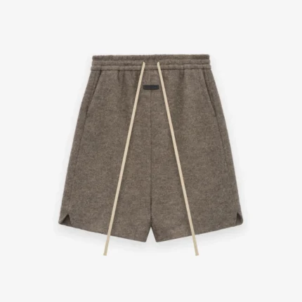 Boiled Wool Relaxed Shorts