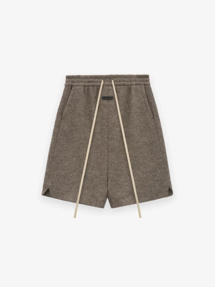 Boiled Wool Relaxed Shorts