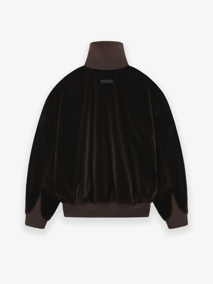 Cotton Velvet Track Jacket