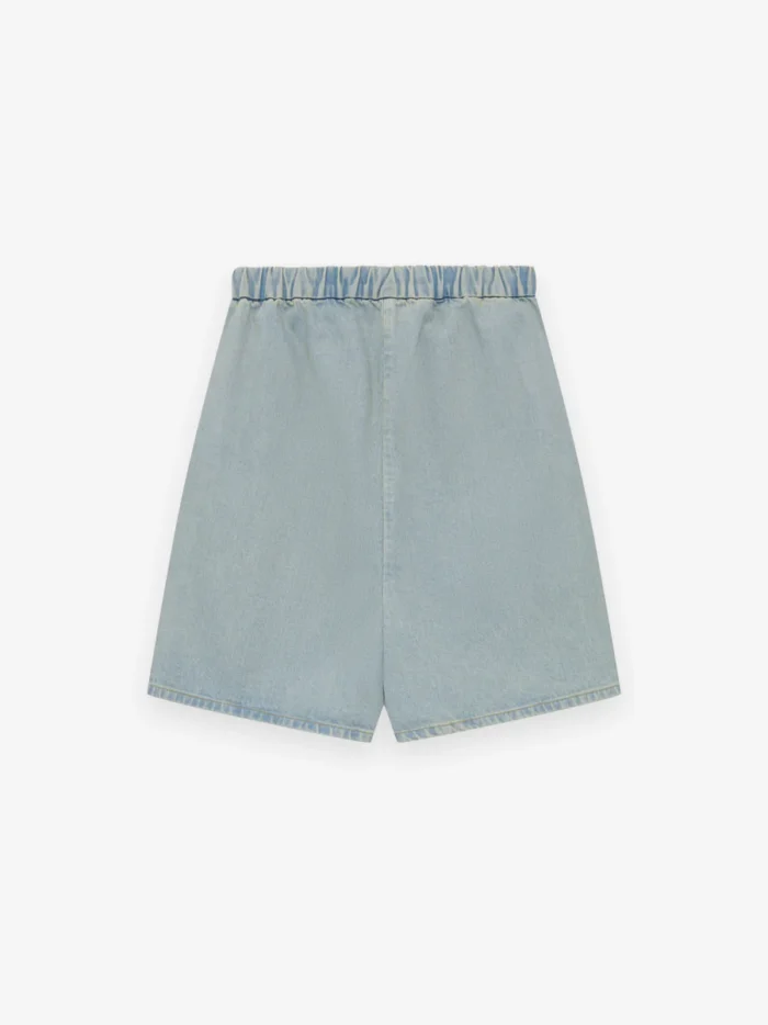 Denim Striped Relaxed Short