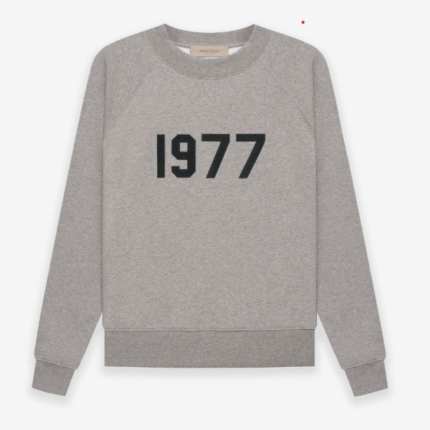 Essentials Crewneck 1977 Sweatshirt – Dark Gray