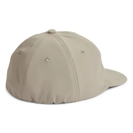 Fitted Stretch Nylon Baseball Cap beige