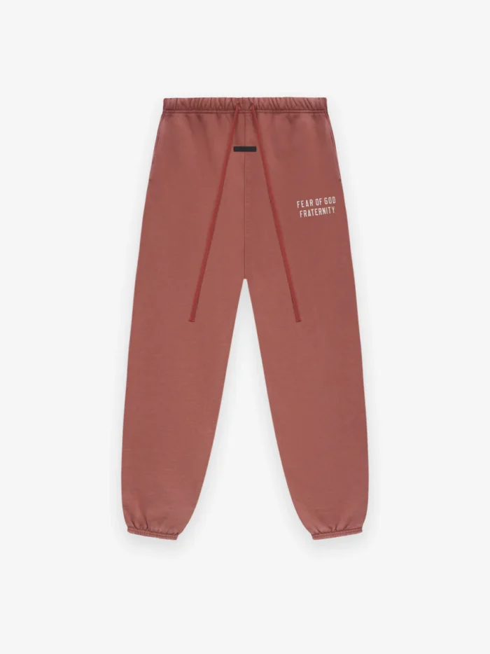 Heavy Fleece Red Sweatpant