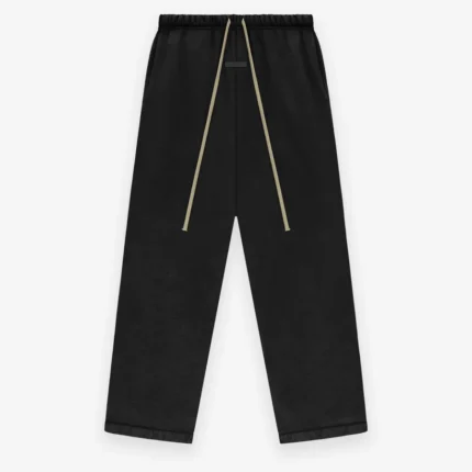 Heavy Fleece Relaxed Black Sweatpant