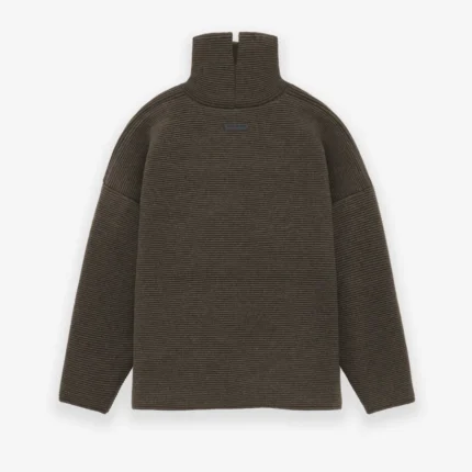 Heavy Ottoman Wool High Neck Sweater