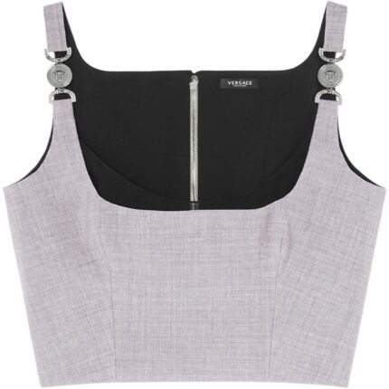 Medusa '95 cropped bustier Essential top