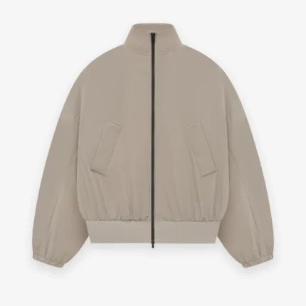 Nylon Vented Track Beige Jacket