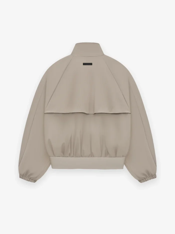 Nylon Vented Track Beige Jacket