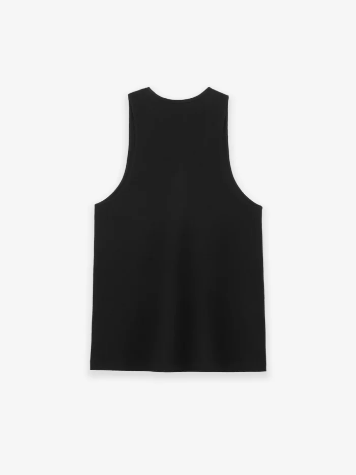 Ribbed Black Tank