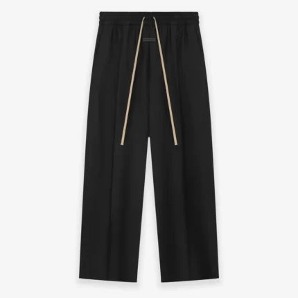 Wool Silk Wide Leg Pants