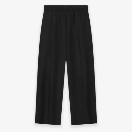 Wool Silk Wide Leg Pants